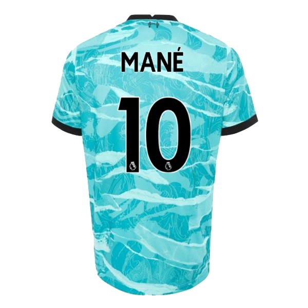 Camiseta Liverpool NO.10 Mane Segunda equipo 2020-2021 Azul